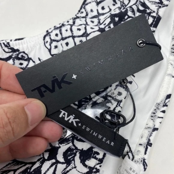 Tavik Irene Boyshort w/ Front Zip Detail BOTTOM ONLY in Pina Colada Sz L - Picture 6 of 9